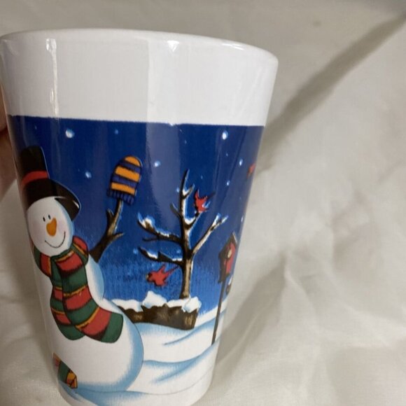 Christmas Mugs Lot Of 2 Coffee Hot Chocolate Cups Lovett Snowman, Santa ceramic - Picture 7 of 13